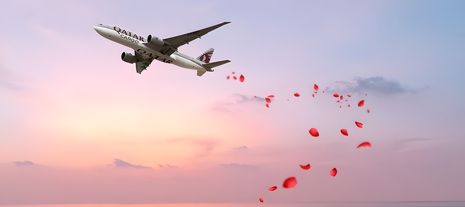 Qatar Airways transports 25 million red roses from Kenya for Valentine’s Day